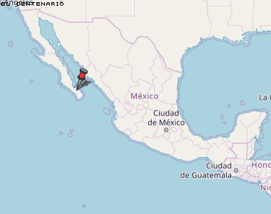 El Centenario Karte Mexiko