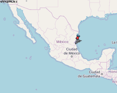 González Karte Mexiko