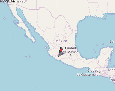 Tepalcatepec Karte Mexiko
