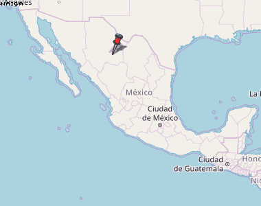 Naica Karte Mexiko