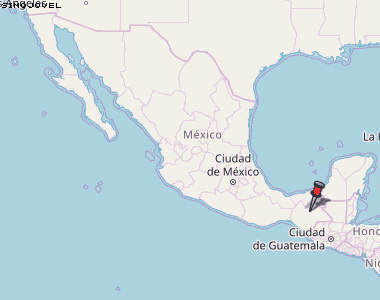 Simojovel Karte Mexiko