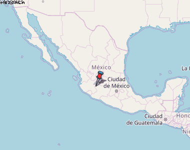 Mezcala Karte Mexiko