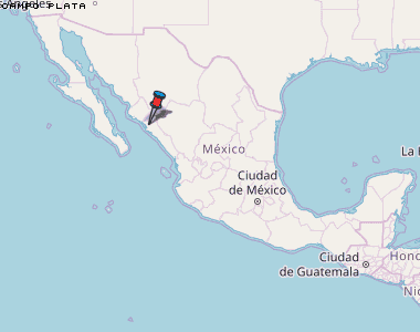 Campo Plata Karte Mexiko