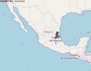 Pinal de Amoles Karte Mexiko