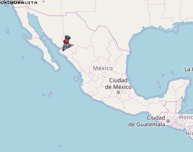 Chihuahuita Karte Mexiko