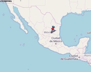 Charcas Karte Mexiko