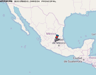 Empalme Escobedo;Jardin principal Karte Mexiko