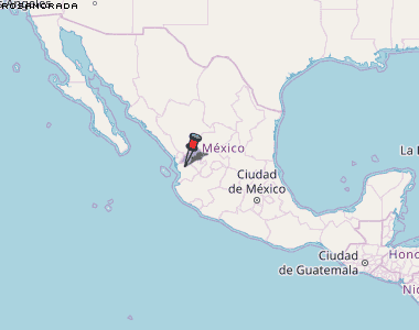 Rosamorada Karte Mexiko