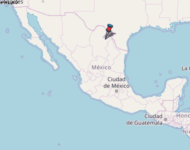Palaú Karte Mexiko