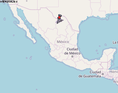 Hércules Karte Mexiko