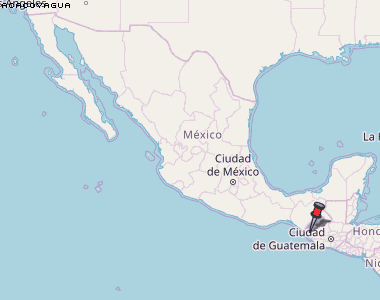 Acacoyagua Karte Mexiko