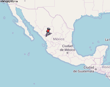 Tayoltita Karte Mexiko