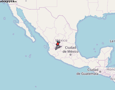 Amatitán Karte Mexiko