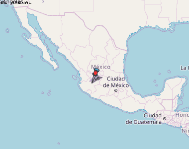 El Arenal Karte Mexiko