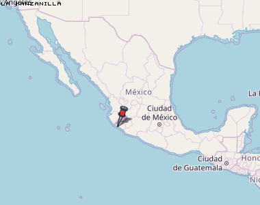La Manzanilla Karte Mexiko