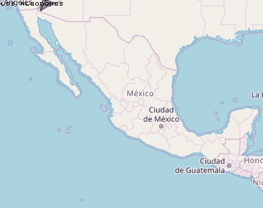 Los Algodones Karte Mexiko