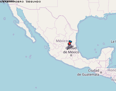 Derramadero Segundo Karte Mexiko