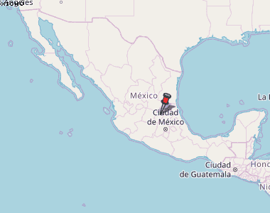 Xichú Karte Mexiko
