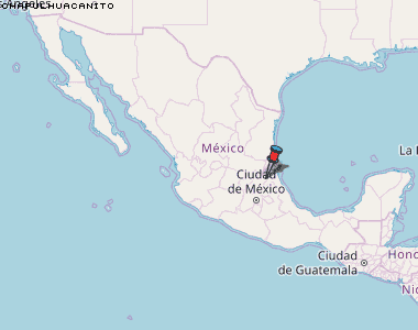 Chapulhuacanito Karte Mexiko