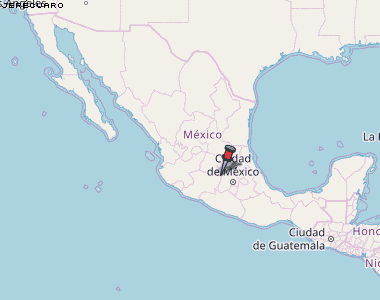 Jerécuaro Karte Mexiko