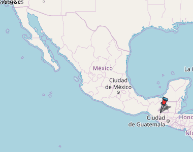 Tzimol Karte Mexiko