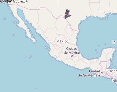 Santa Eulalia Karte Mexiko