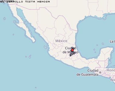 El Cerrillo Vista Hemosa Karte Mexiko