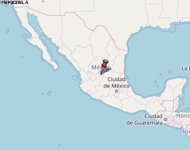Tepezalá Karte Mexiko