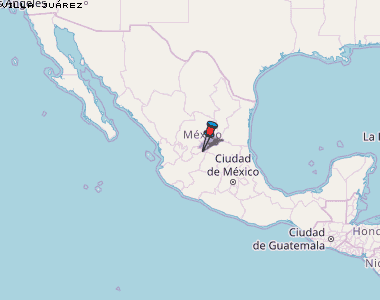 Villa Juárez Karte Mexiko