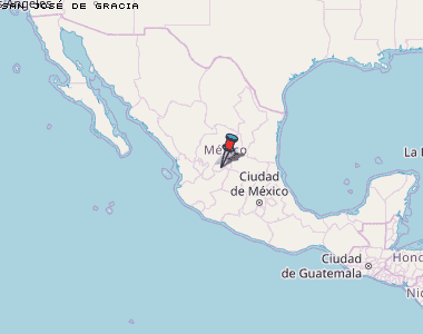 San José de Gracia Karte Mexiko