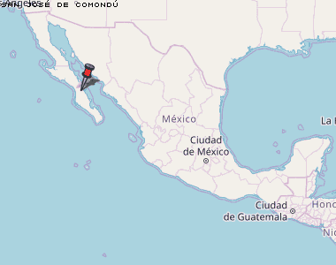 San José de Comondú Karte Mexiko