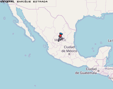 General Enrique Estrada Karte Mexiko