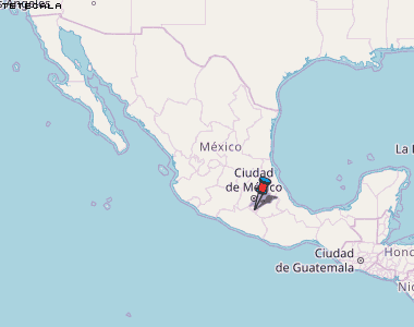 Tetecala Karte Mexiko