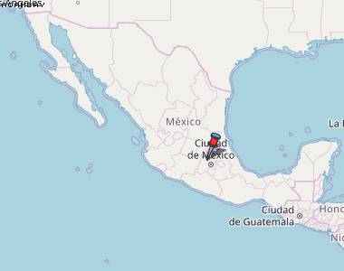 Acambay Karte Mexiko