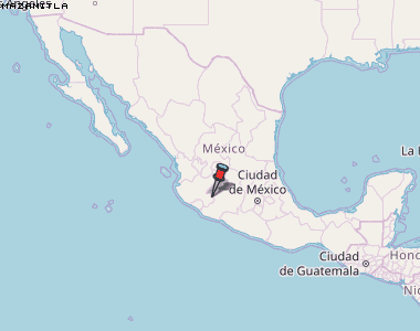 Mazamitla Karte Mexiko