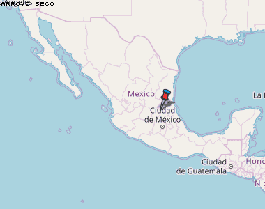 Arroyo Seco Karte Mexiko