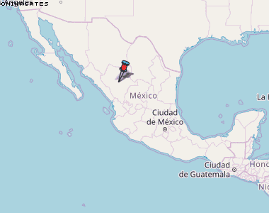 Chinacates Karte Mexiko