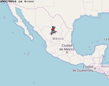 San José de Avino Karte Mexiko