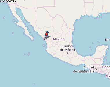 Mazatlán Karte Mexiko