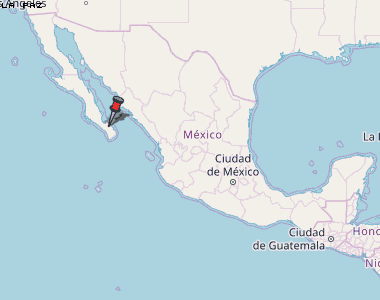 La Paz Karte Mexiko