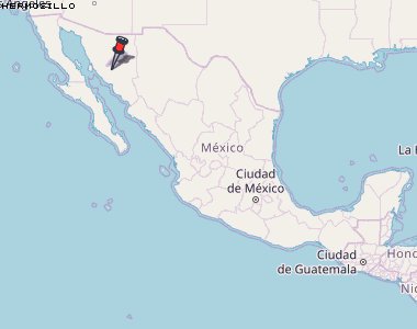Hermosillo Karte Mexiko