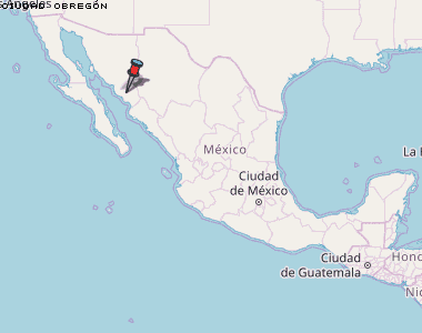 Ciudad Obregón Karte Mexiko