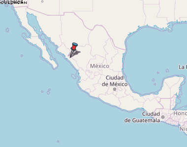 Culiacán Karte Mexiko