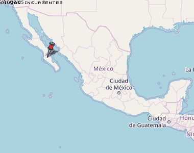 Ciudad Insurgentes Karte Mexiko