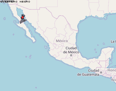 Guerrero Negro Karte Mexiko