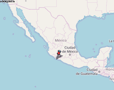 Maruata Karte Mexiko