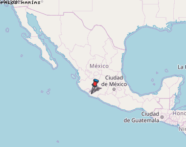 Palos Marías Karte Mexiko