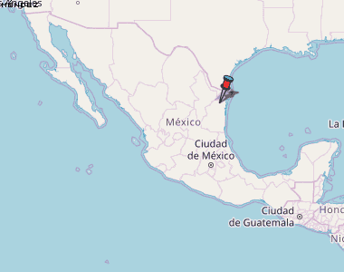 Méndez Karte Mexiko