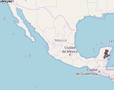 Xpujil Karte Mexiko
