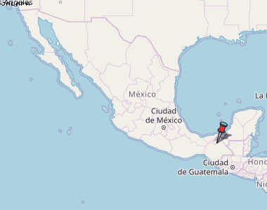 Jalapa Karte Mexiko